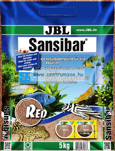 Jbl Sansibar Red Akváriumi Kavics Aljzat  5kg (Jbl67066)
