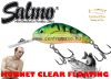 Salmo Rattlin' Hornet 4.5Cm 6G Wobbler  (Qrh359) Clear Hot Green Tiger