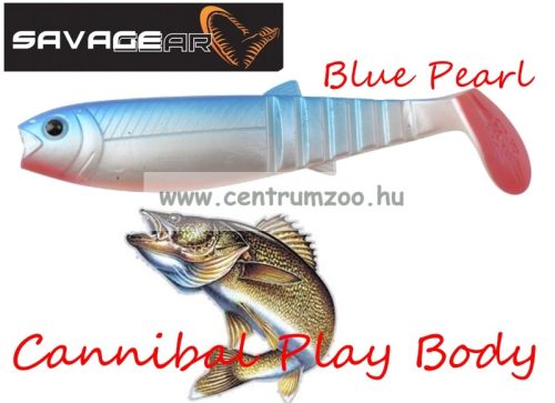 Savage Gear Lb Cannibal Play Body  6,8Cm 3G Gumihal  Blue Pearl (61839)