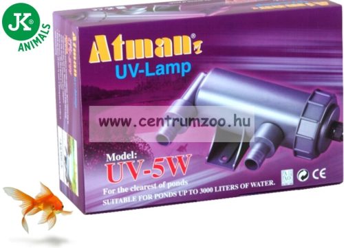 Jk Animals Atman  Uv-5 W Uvc -Sterilizátor Uv-C Lámpa (14020)