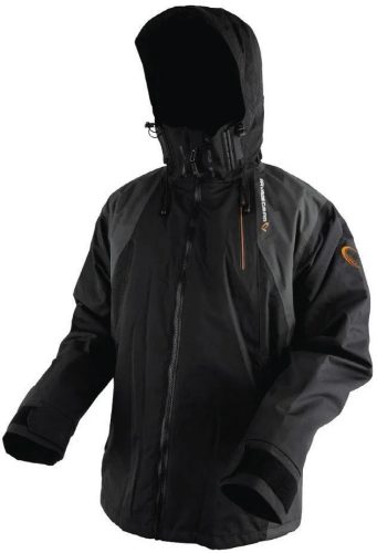 Savage Gear Black Savage Jacket Grey Kabát - Medium (50809)