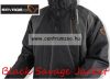 Savage Gear Black Savage Jacket Grey Kabát - Medium (50809)