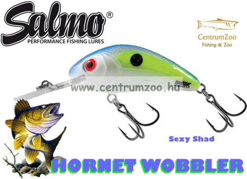 Salmo Rattlin’ Hornet Floating - 3.5Cm 3,1G Wobbler (Qrh279) Sexy Shad