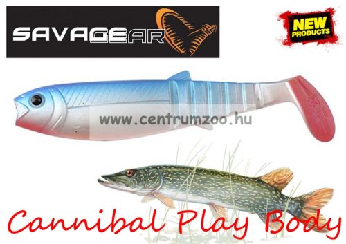 Savage Gear Lb Cannibal Play Body 15Cm Gumihal Blue Pearl (61865)