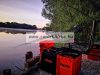 Rok Fishing Performance - Rok Crate 433 GreenBrown+ Cover - rekesz tetővel 40x30x32cm