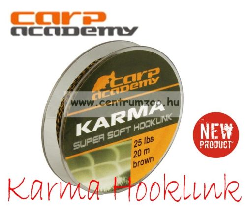 Carp Academy Karma Hooklink 20M 25Lb Brown (3311-925)