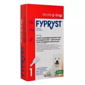  Fypryst Spot On 2-10kg 0,67ml Ampulla  kullancs és bolha elleni csepp Kutyáknak