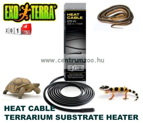 Exo-Terra Terra Heat Cable Talajfűtő Kábel 25W 4,5M (Pt2012)