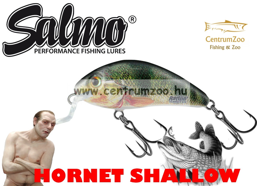 Salmo Rattlin Hornet Shallow - Supernatural Perch 4.5cm