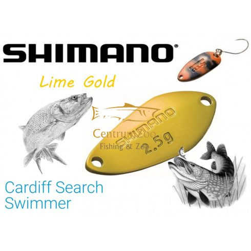 Shimano Cardiff Roll Swimmer Premium Plating 4.5g Lime Gold 64T (5Vtrr45R64)