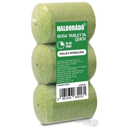 HALDORÁDÓ Busa tabletta Quick - Halas spirulina 200g 3db