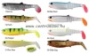 Savage Gear Lb Cannibal Play Body 15cm 33g Gumihal White & Black (61866)