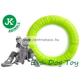   Jk Animals Eva Dog Toy Green Kutya Játék Húzogató És Dobó Karika 17Cm  (46512-1)
