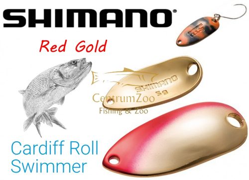Shimano Cardiff Roll Swimmer Premium Plating 3.5g Red Gold 71T (5Vtrm35R71)