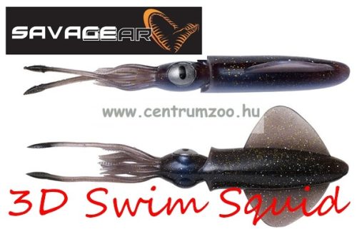 Savage Gear 3D Swim Squid 9.5Cm 5G Sinking Brown 4Pcs  (63858)