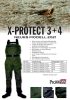Rapala X-Protect® 3+4 Waders lélegző gázlónadrág - Large (RA1520003)