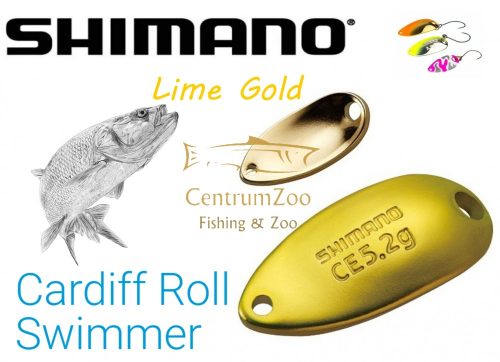 Shimano Cardiff Roll Swimmer Camo Edition 4.5g Lime Gold 64T  (5Vtrc45N64)