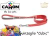 Camon Guinzaglio "Cubic" Red 10Mm 120Cm Széles Textil Póráz (Dc108/G)