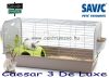 Savic Caesar 3 De Luxe Knock-Down Full Felszerelt Ketrec 100X50X51Cm (A5220)