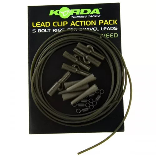 Korda Lead Clip Action Pack  (Klcapc Klcapg Klcapw)