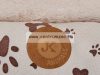 Jk Animals Dog Velvet Brown-Bone Pamut Kutyapárna 55×36Cm (45776-1) Small