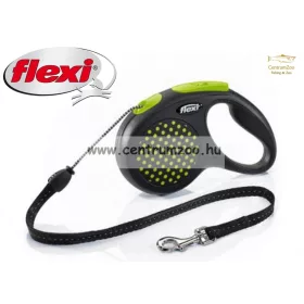   Flexi M Cord 5M 20Kg Green Design Zöld Zsinóros Automata Póráz - (025635)