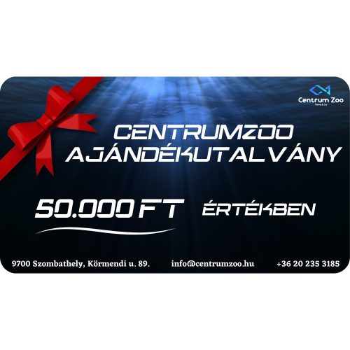 CentrumZoo Ajándékutalvány 50.000 Ft