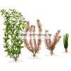 TETRA Dekoart Plantastics Red Foxtail műnövény 3-as "L" 30cm