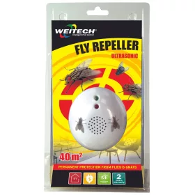  Weitech Ultrahangos beltéri légyriasztó készülék, 40m2 (WK0206 )