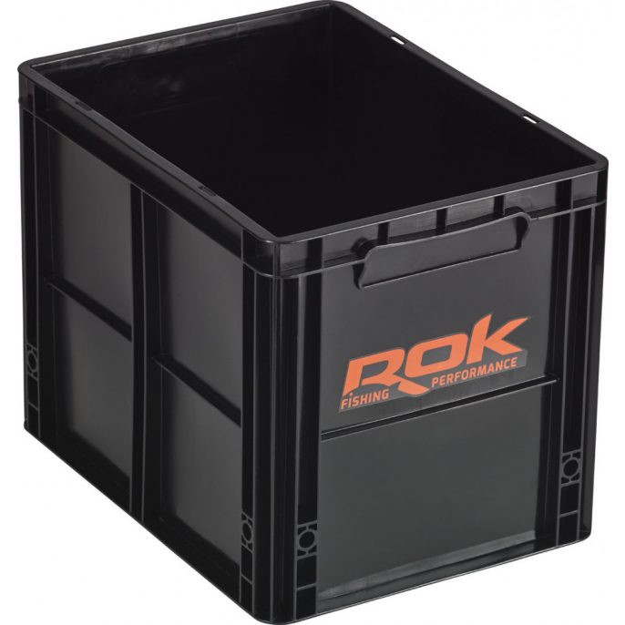 Image of Rok Fishing Performance - Rok Crate 433 Black - rekesz 40x30x32cm (020031)