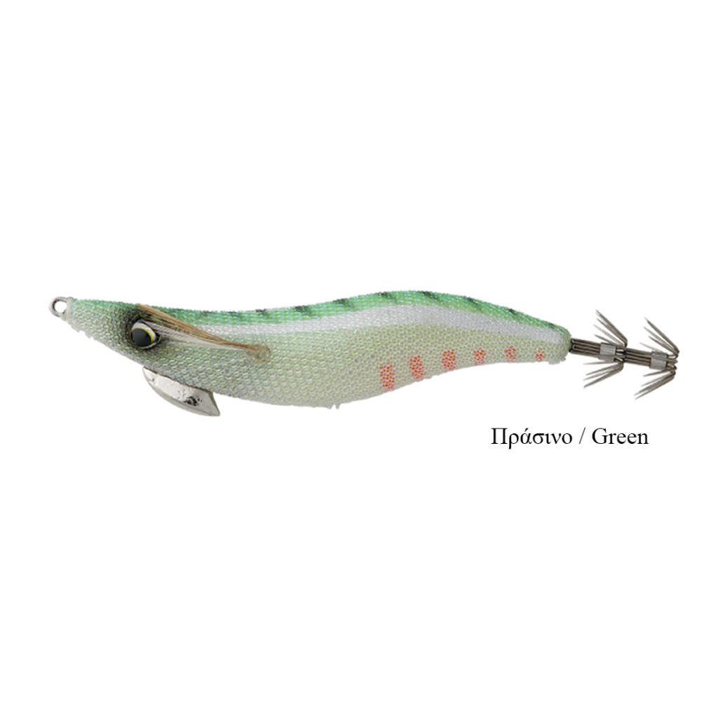 Image of Savage Gear Squid Powerglow Egi 2.5 11g 4,5sec tintahalfogó műcsali M Green (1609023)