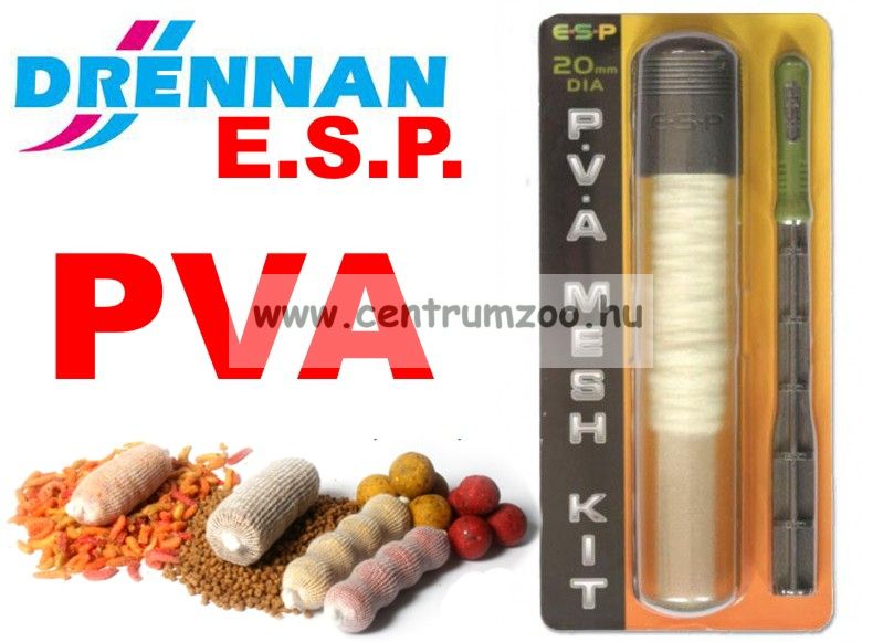 Image of Drennan E.S.P. Pva Mesh Kit – 6M 20Mm - Pva Háló + Cső + Tömő (30134-920)