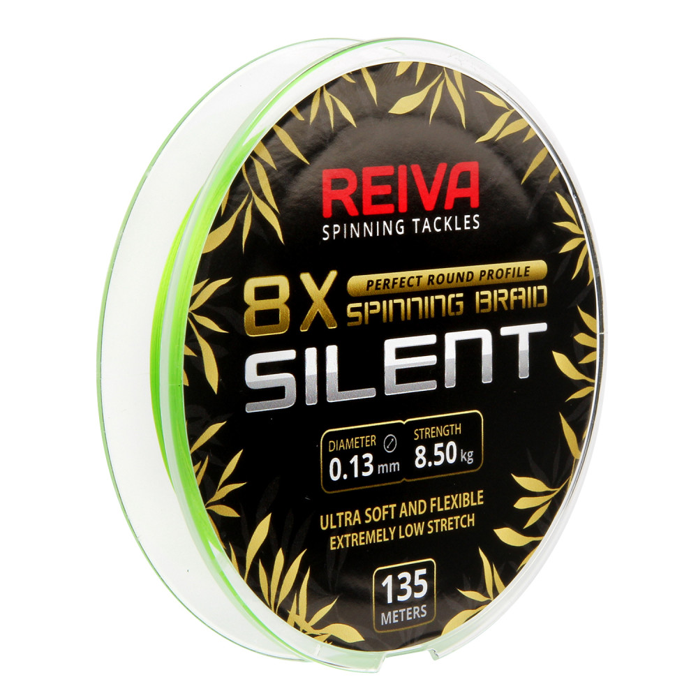 Image of Reiva Silent 135m 0,08mm 5,2kg Fluo Green fonott zsinór (3270-008)