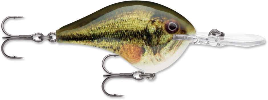 Image of Rapala DT10 Dives-To Series - Crankbaits Ikes Custom 6cm 12g wobbler - LBL (DT10LBL)