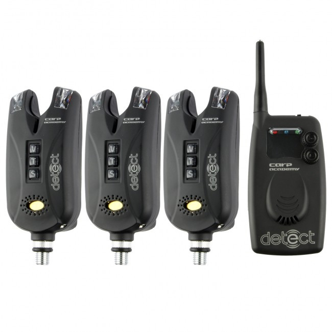 Image of Carp Academy Bite Alarm Set Detect 3+1 (6320-003) elektromos kapásjelző szett