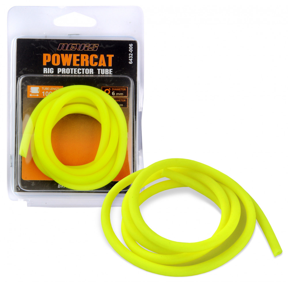 Image of Nevis Powercat Safer Elasztikus Yellow kötésvédő cső harcsázáshoz 100cm (6432-006)