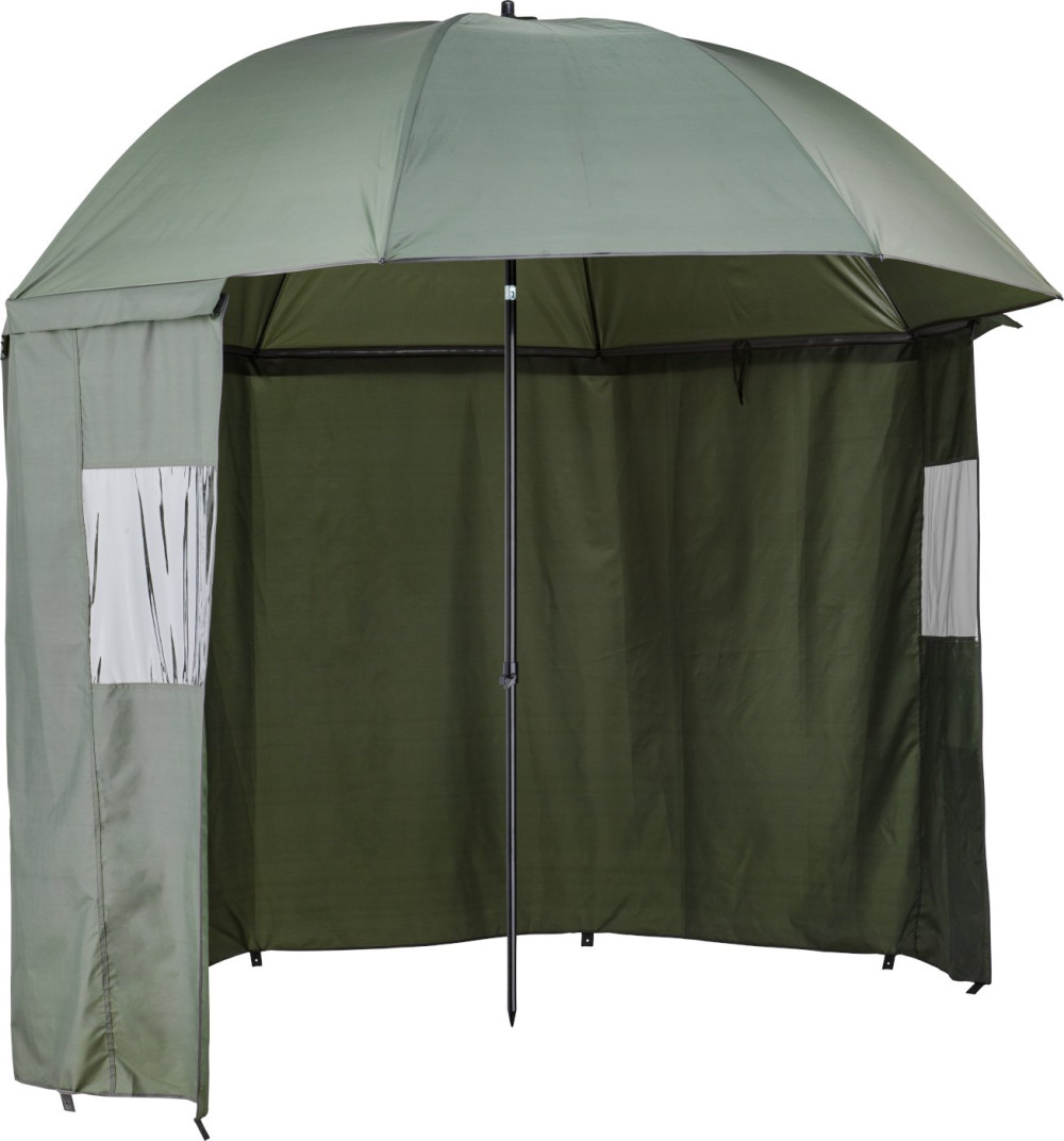 Image of ernyő - Cormoran Umbrella 2.5m 210D horgászernyő oldalfallal UV álló 250cm (68-35250)