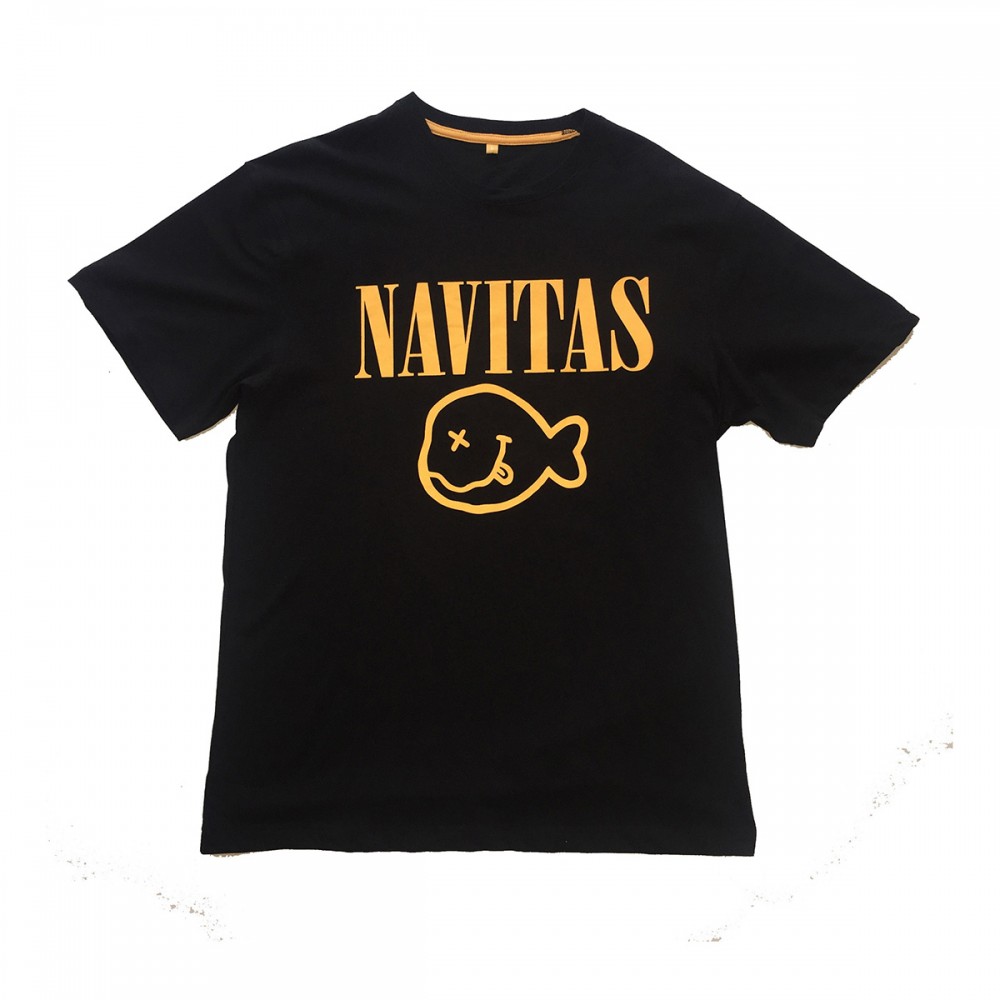 Image of Navitas Kurt Black Fishing T-Shirt Black póló (70482-50*) több méret
