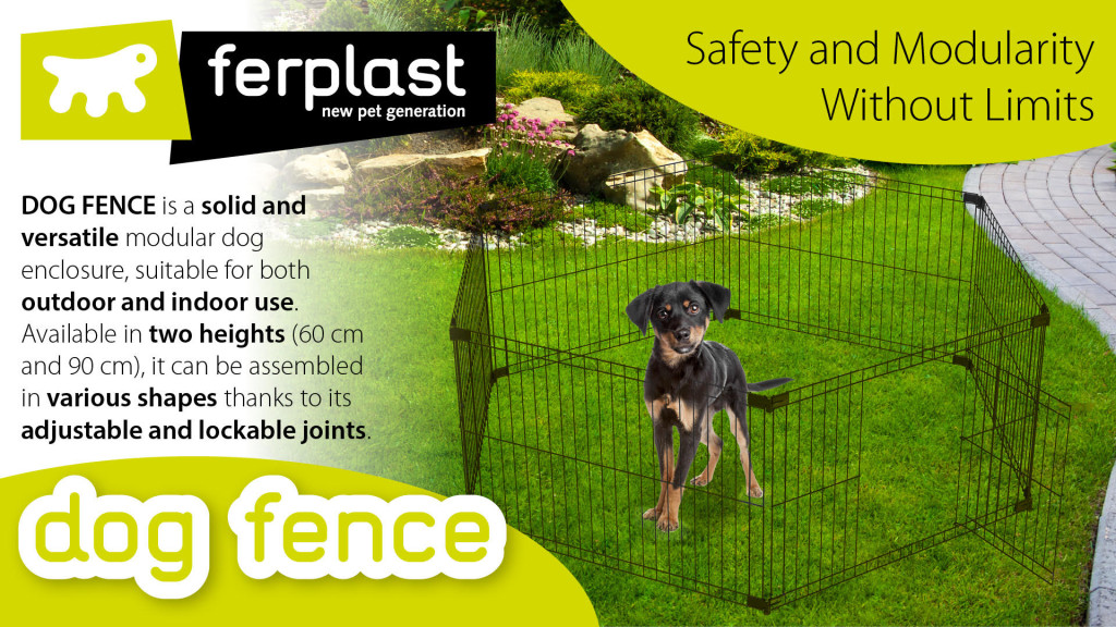 Image of Ferplast Dog Fence Kutya és kisállat karám, kennel 8x60cm (73322017)