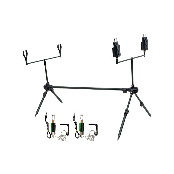 Image of Rod-Pod - Carp Expert Advancer Rodpod Kit bottartó szett jelzőkkel (78000-850)