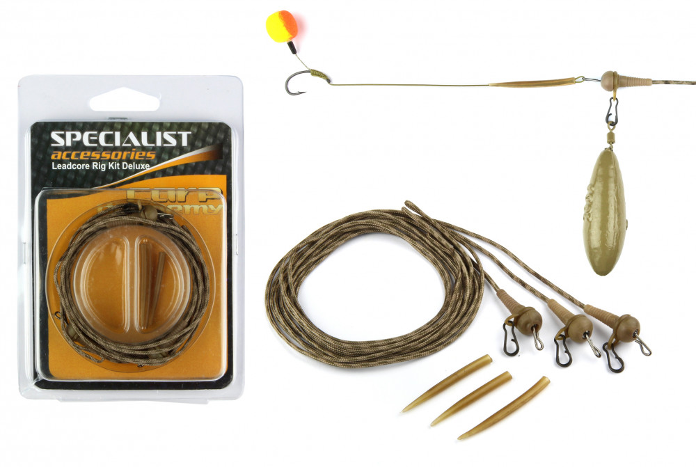 Image of Carp Academy Komplett végszerelék-ólombetétes zsinóron 3db (8100-051)