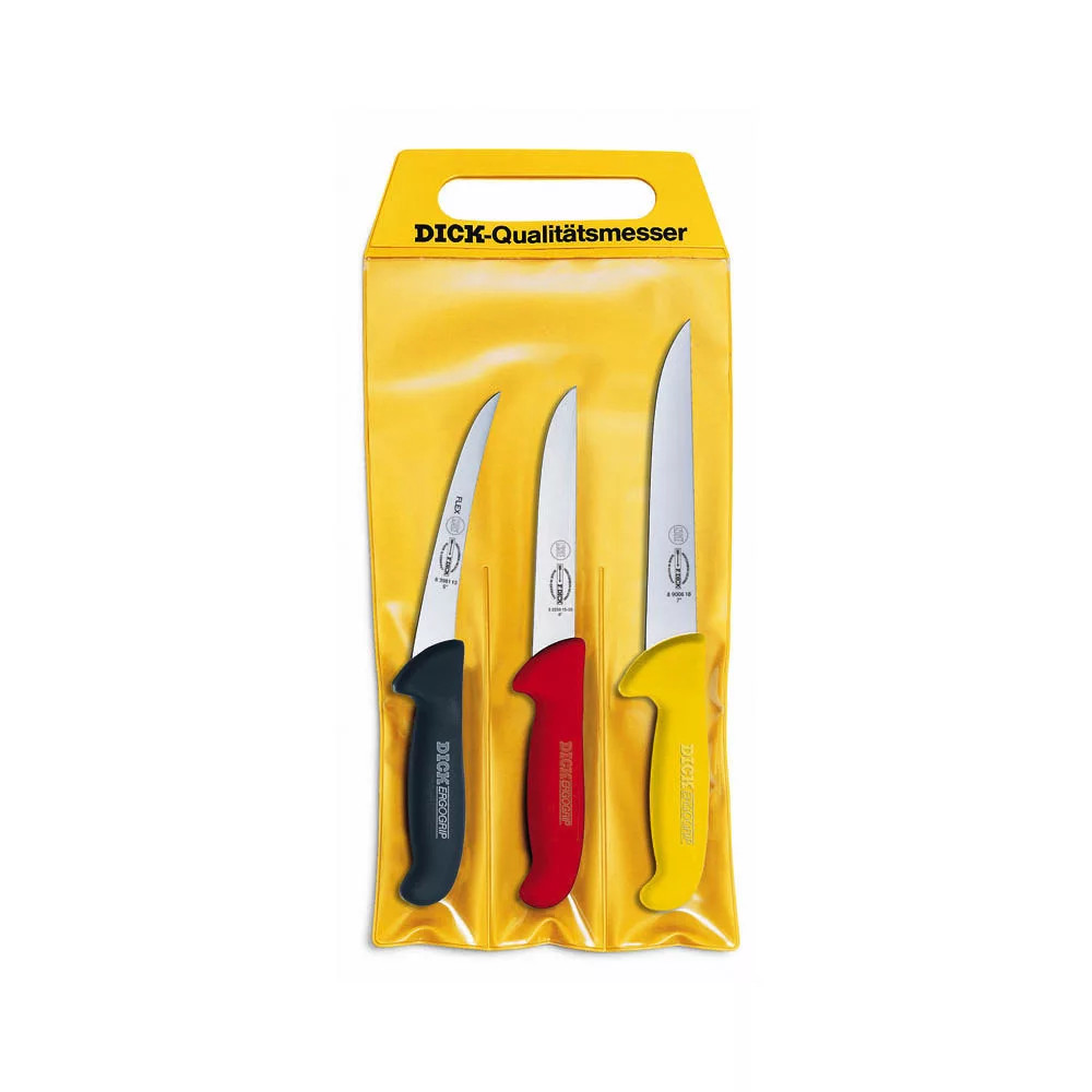 Image of Dick Ergogrip Knife Set - profi húsvágó, csontozó késkészlet 3 részes (82551000)
