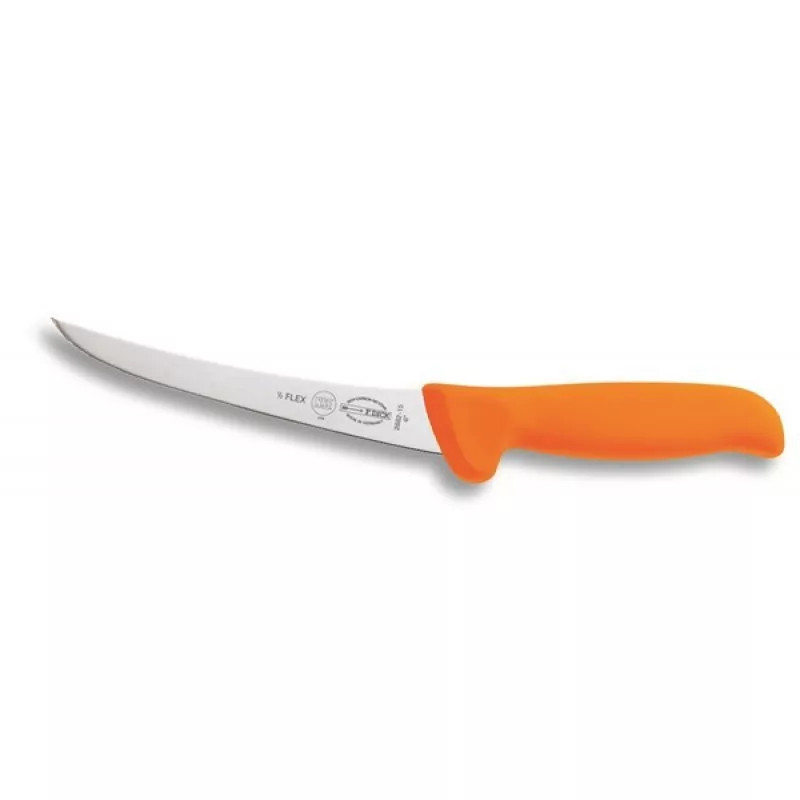 Image of Dick Mastergrip Boning Knife - Narancs csontozókés 15cm fél flexibilis pengével (8288215-1-53)