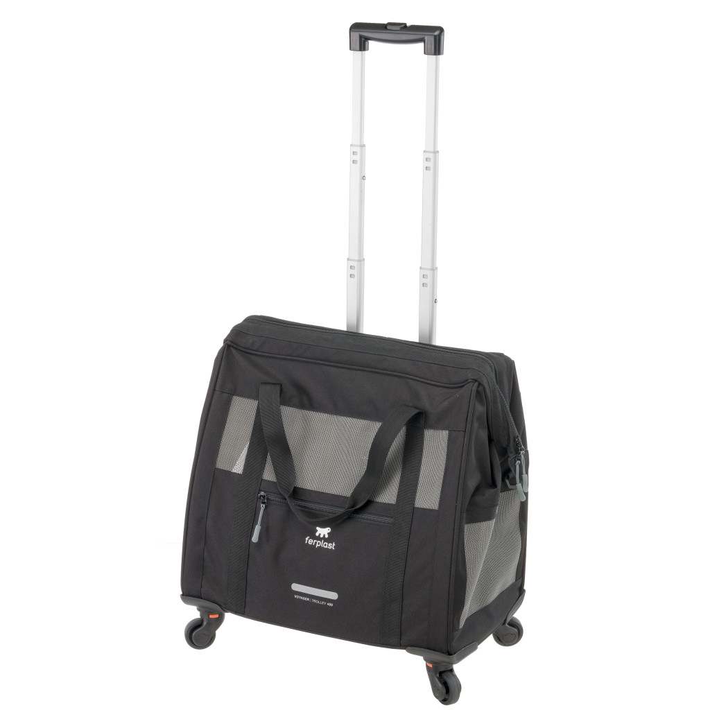Image of Ferplast Voyager Trolley 450 Black szállító kocsi 46,5x26,5x50cm (85738417)
