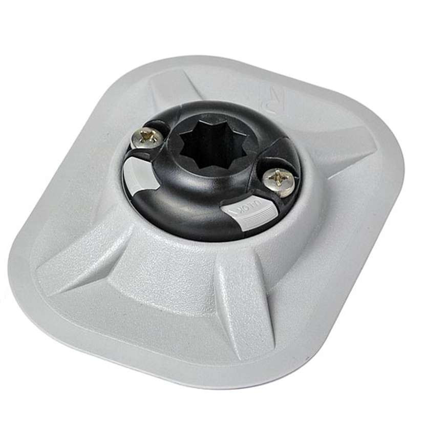 Image of Railblaza RibPort Base with 3M Backing Grey ragasztható rögzítő adapter szürke (03-4064-11 915020)