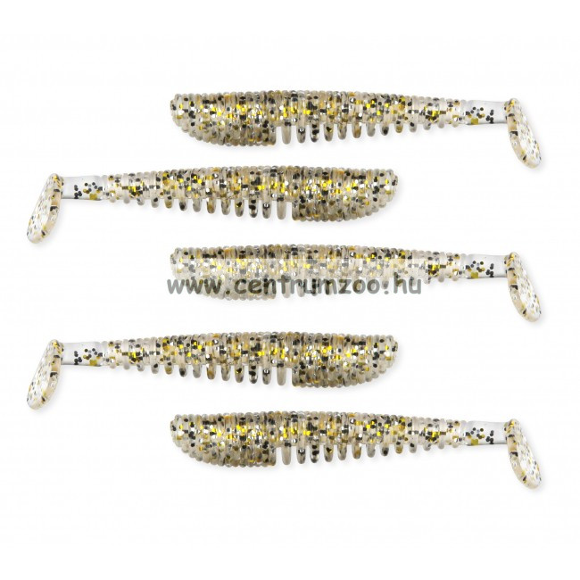Image of Nevis Impulse Shad 7.5cm 5db Gumihal (9721-830) Ezüst Flitter