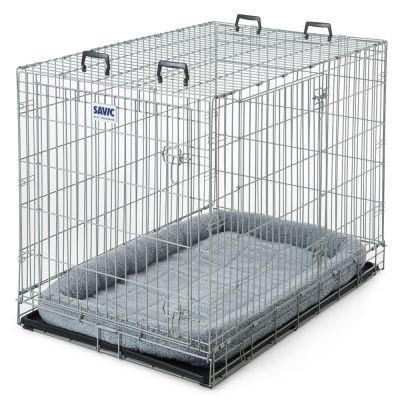 Image of Savic Dog Residence összecsukható fém szállító box kutyáknak 61x46x53cm (A3291)