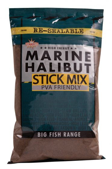 Image of Dynamite Baits Marine Halibut Stick Mix etetőanyag 1kg (DY248) Lepényhalas