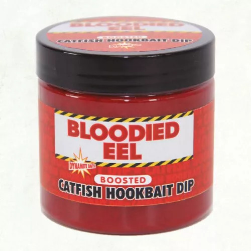 Image of Dynamite Baits Bloodied Eel Catfish Hookbait Dip - angolna vér harcsa dip 270ml (DY879)