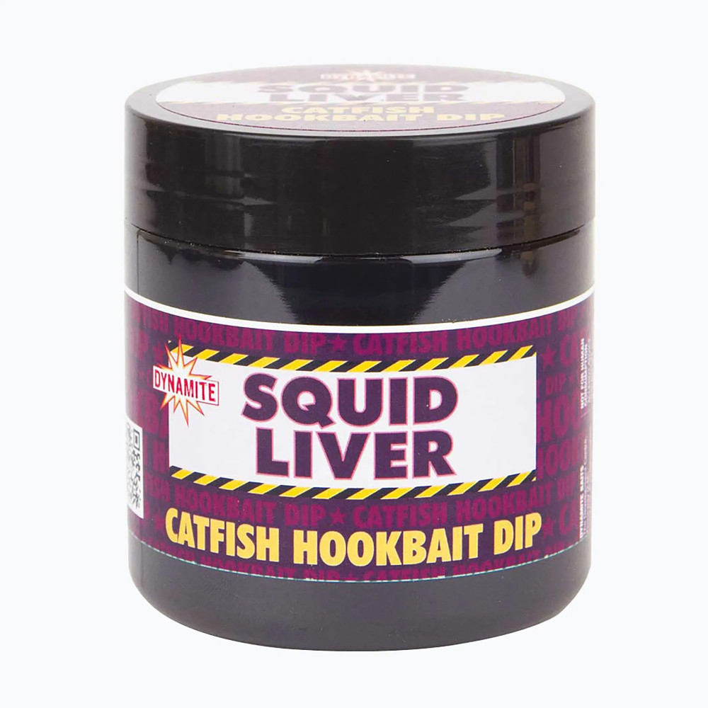 Image of Dynamite Baits Squid Liver Catfish Hookbait Dip - harcsa dip 270ml (DY880)